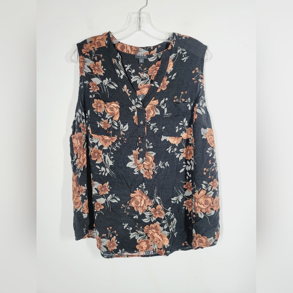 Torrid Harper Rayon Tank Top, Size 2